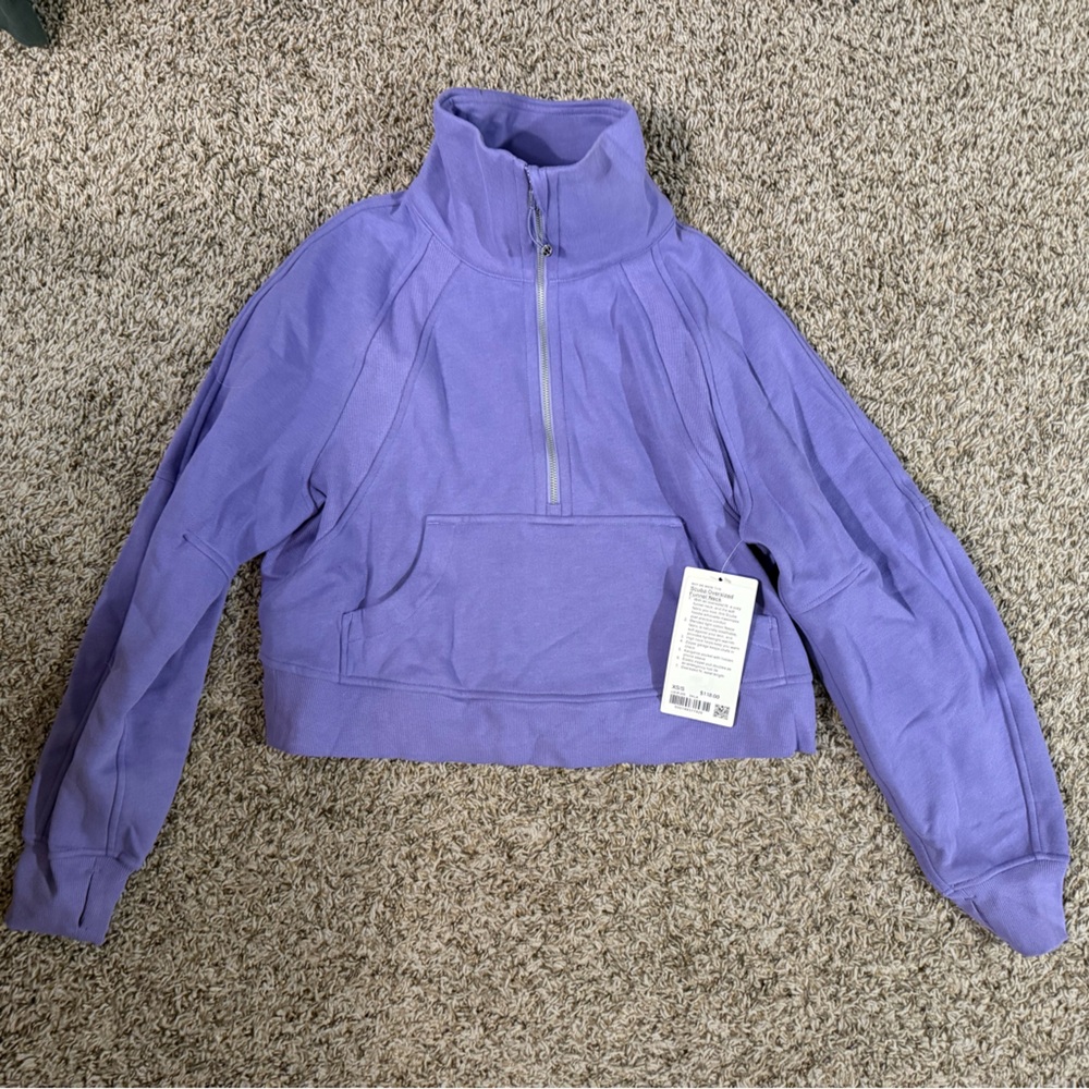 NWT Lululemon Scuba Oversized Funnel Jacket - XS/S Lavender